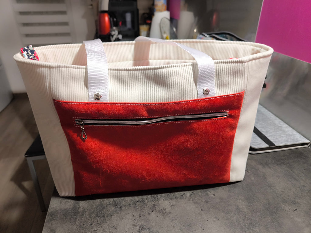 Sac à Main Artisanal Japonisant – Velours & Patchwork