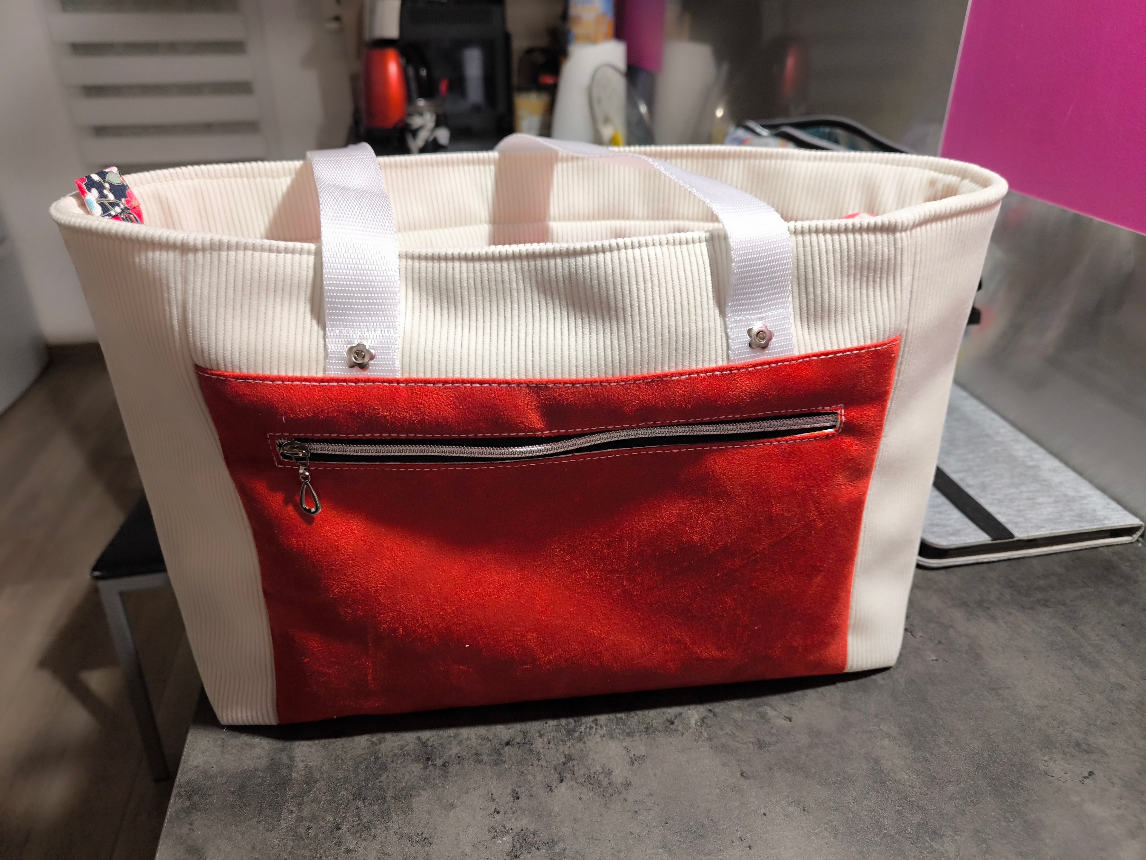 Sac à Main Artisanal Japonisant – Velours & Patchwork