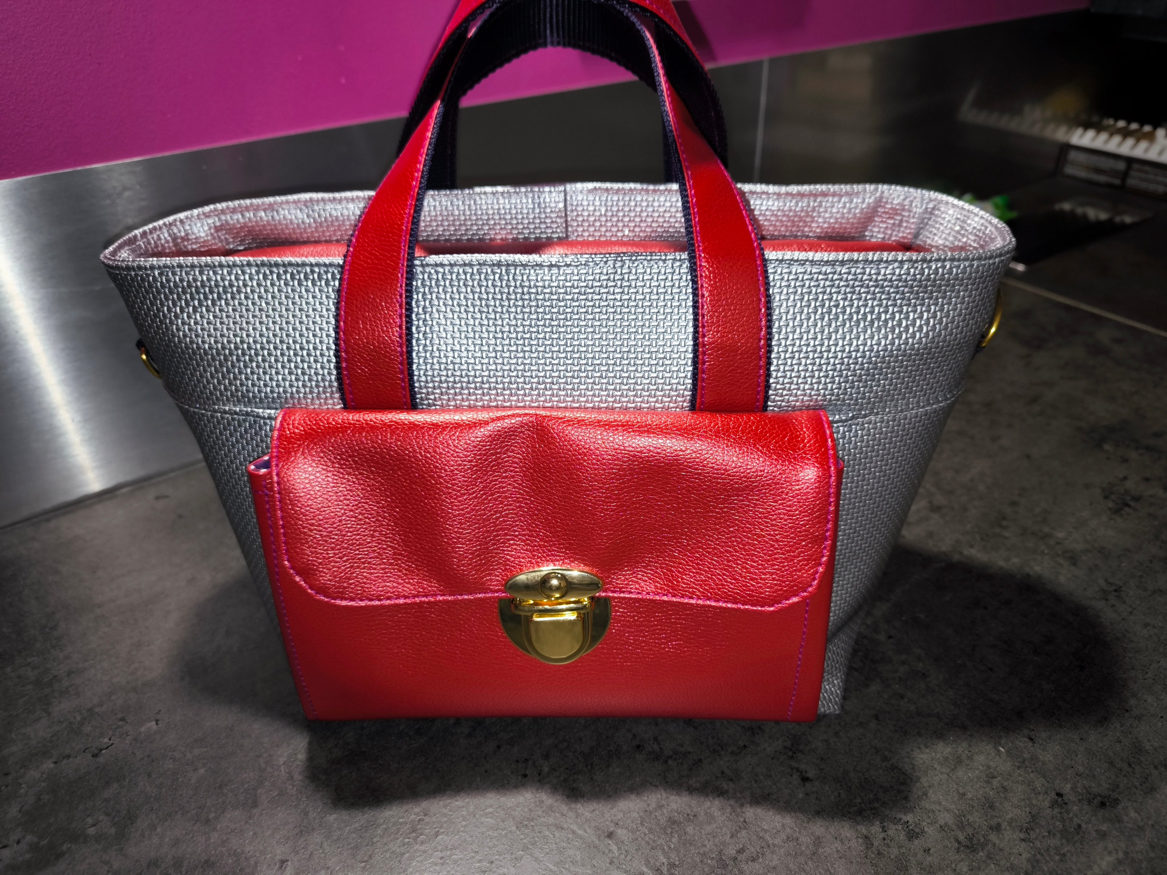 ✨ Sac cabas artisanal "Éclat Violet"