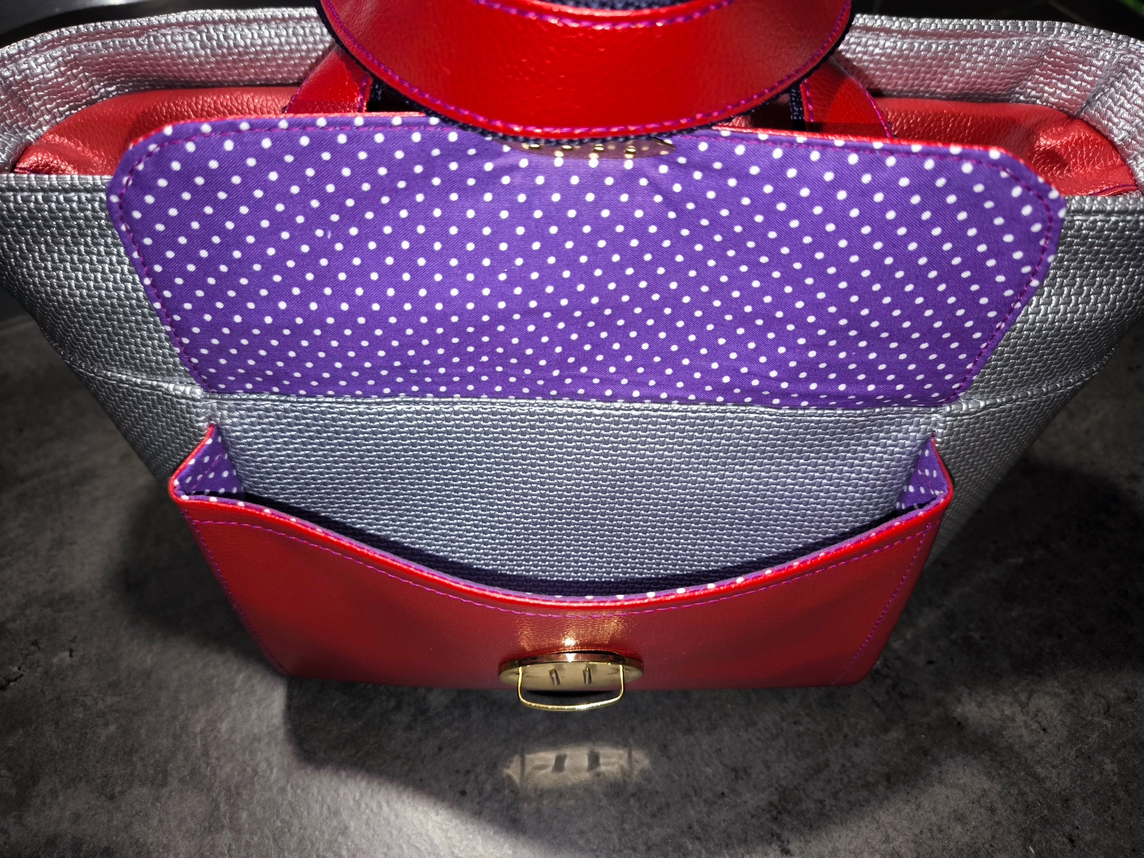 ✨ Sac cabas artisanal "Éclat Violet"