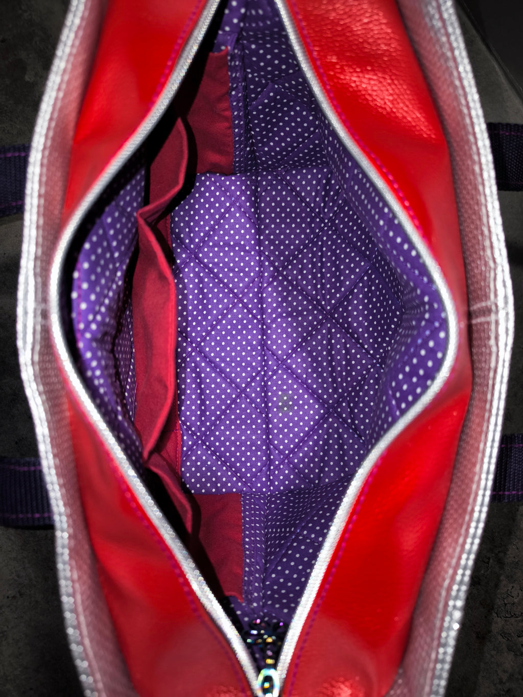 ✨ Sac cabas artisanal "Éclat Violet"