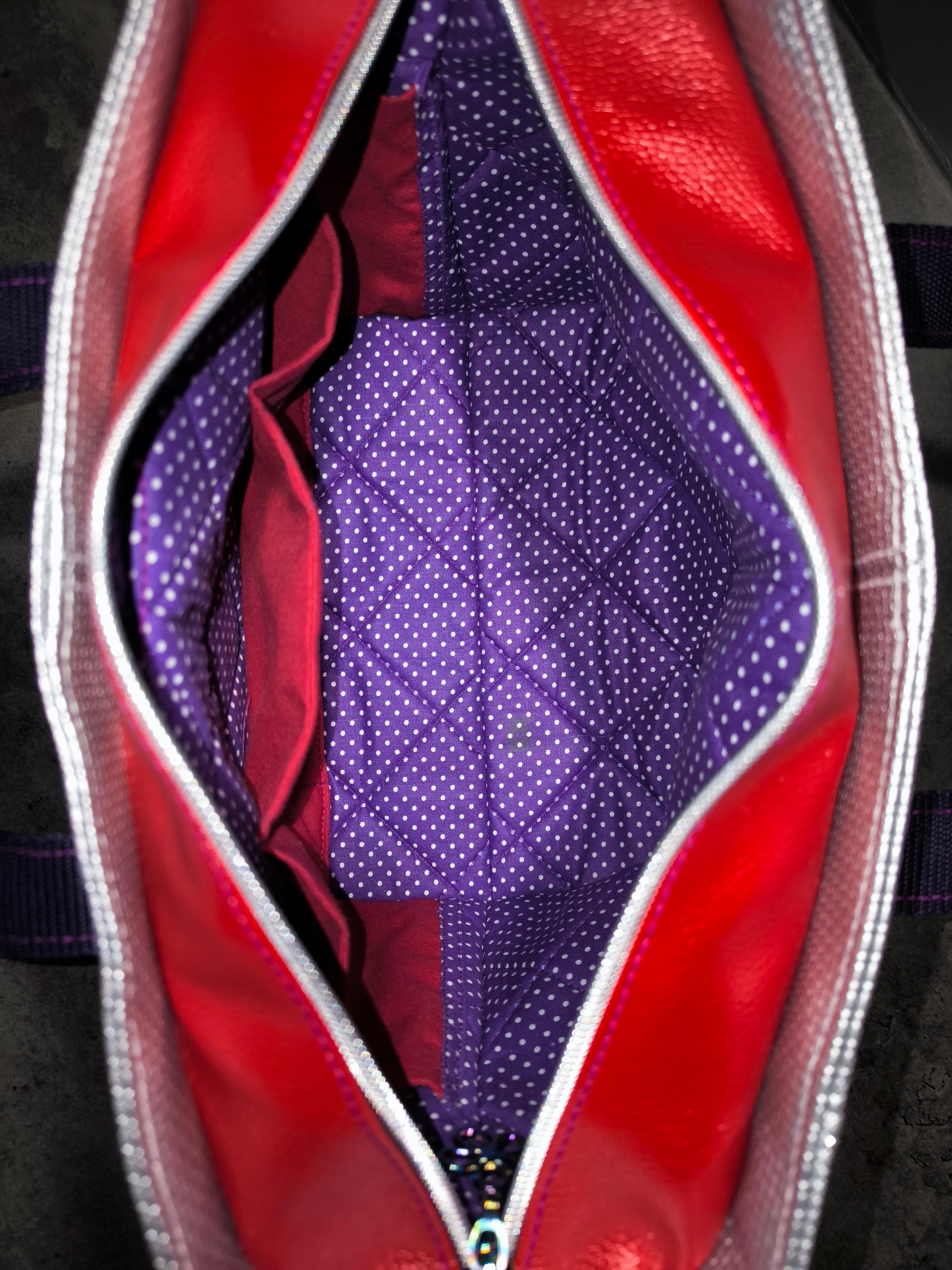 ✨ Sac cabas artisanal "Éclat Violet"
