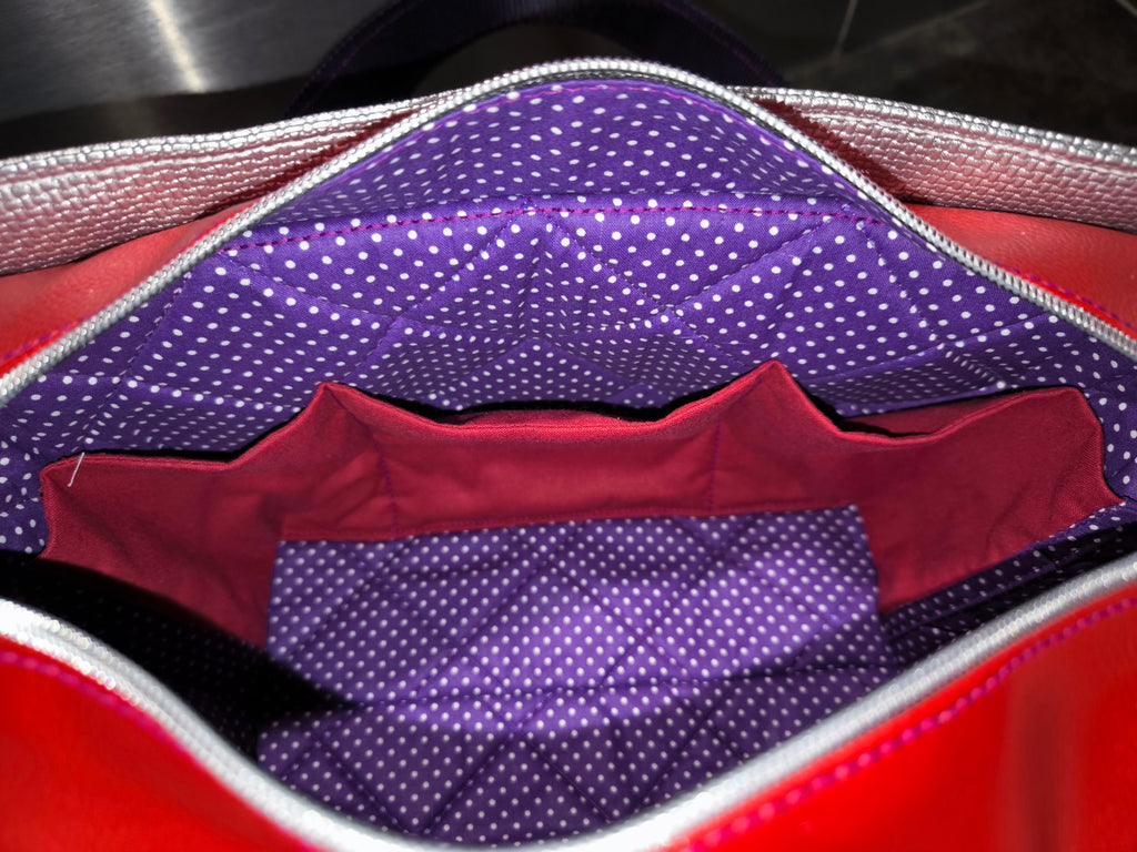 ✨ Sac cabas artisanal "Éclat Violet"