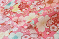 Tissu Japonais gaufré Ume rose