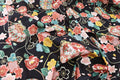 Tissu Japonais Temari et fleurs colorées